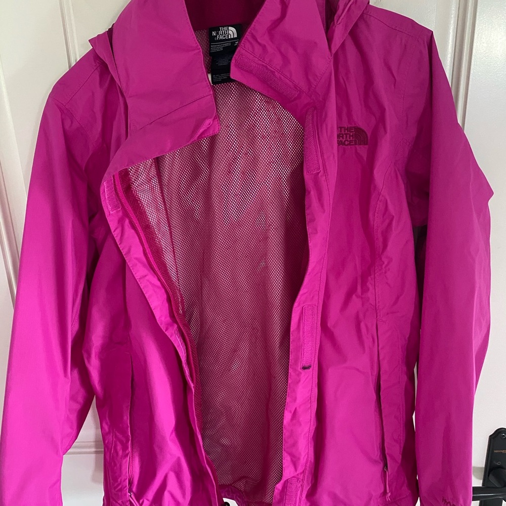 Pink NorthFace windbreaker